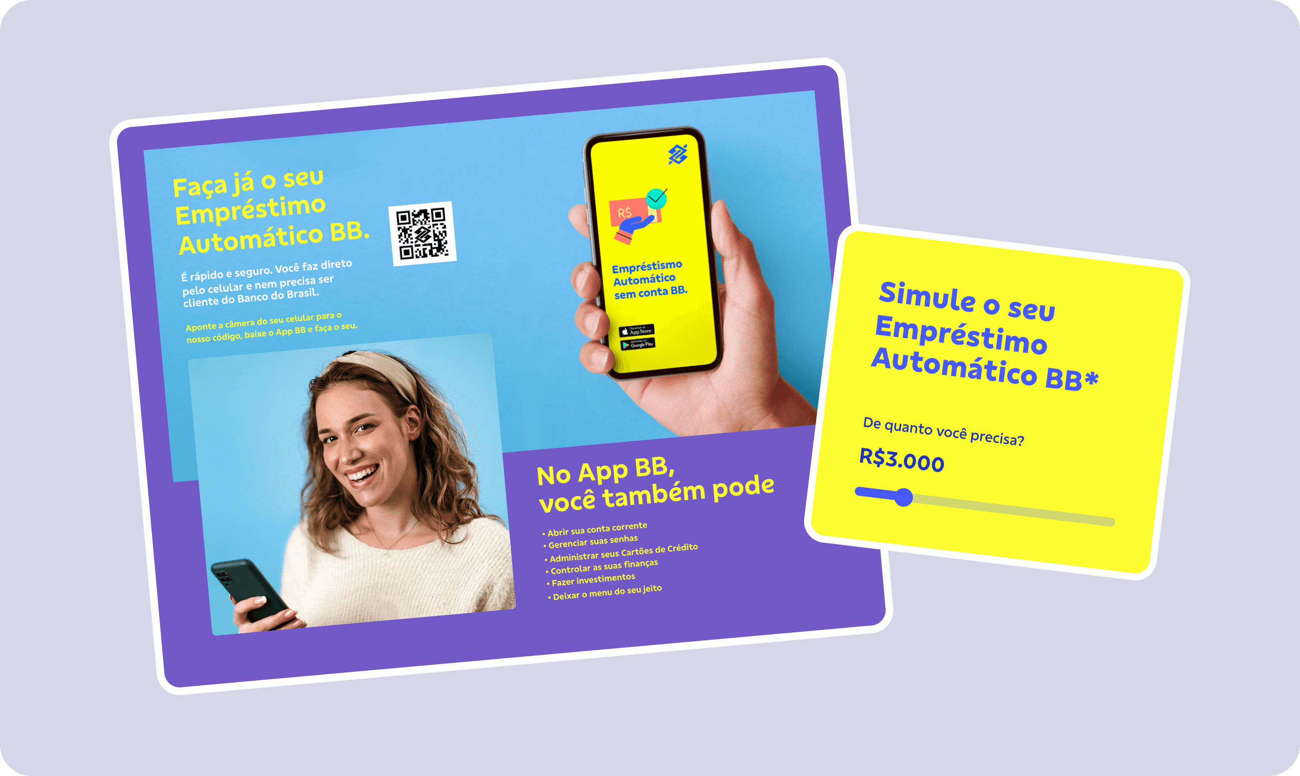 Landing page do Empréstimo Automático BB